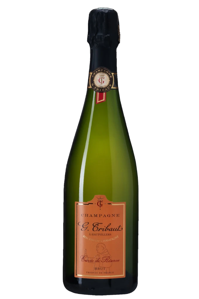 fles Champagne Brut G. Tribaut